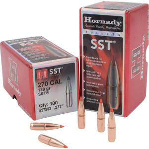 Hornady SST .270 Cal 130 gr Bullets-100cnt Nexgen Outfitters Hornady SST .270 Cal 130 gr Bullets-100cnt Nexgen Outfitters