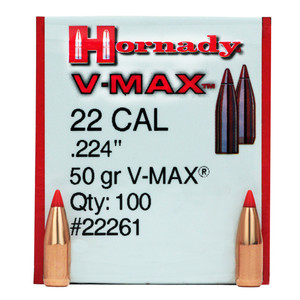 .22 Caliber (0.224" Diameter) Bullets - V-Max .22 Caliber (0.224" Diameter) Bullets - V-Max