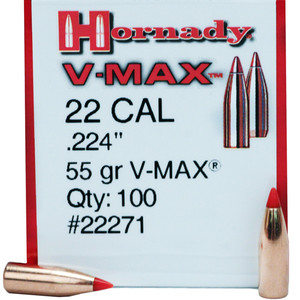 .22 Caliber (0.224" Diameter) Bullets - V-Max .22 Caliber (0.224" Diameter) Bullets - V-Max