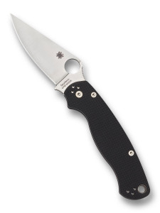 Spyderco Para  Folder 2 - 3.4" CPMS45VN Flat Ground Plain - G10 Black Nexgen Outfitters