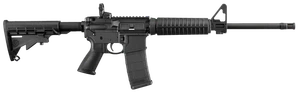 Ruger AR-556 Std 5.56 Nato 16in Matte Black Oxide Threaded Barrel 30+1Rnd Black Synthetic Adj Stock Semi-Auto Rifle Nexgen Outfitters