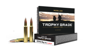 Nosler Trophy Grade .338 Winchester Magnum 225gr AccuBond 20Rnd Rifle Ammunition Nexgen Outfitters Nosler Trophy Grade .338 Winchester Magnum 225gr AccuBond 20Rnd Rifle Ammunition Nexgen Outfitters
