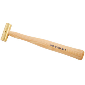ZABH4 Grace USA Brass Hammer - 4 oz Nexgen Outfitters ZABH4 Grace USA Brass Hammer - 4 oz Nexgen Outfitters