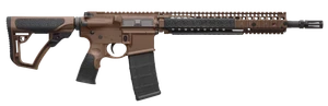 Daniel Defense M4A1 CC (CA Compliant) 5.56 10+1 Round 14.5" Black Heavy Phosphate Threaded Bdl/DD Mil-Spec Brown Adj Stock Semi-Auto Rifle Nexgen Outfitters