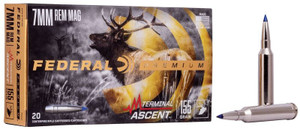 Federal Terminal Ascent 7mm Remington Magnum 155gr Slipstream Poly Tip 20Rnd Rifle Ammunition Nexgen Outfitters Federal Terminal Ascent 7mm Remington Magnum 155gr Slipstream Poly Tip 20Rnd Rifle Ammunition Nexgen Outfitters