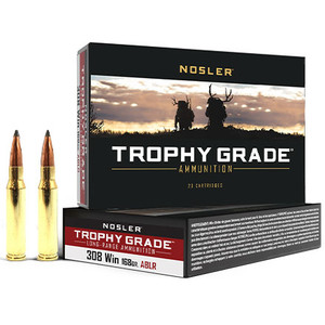 Nosler Trophy Grade Long Range .308 Winchester 168gr AccuBond Long Range 20Rnd Rifle Ammunition Nexgen Outfitters Nosler Trophy Grade Long Range .308 Winchester 168gr AccuBond Long Range 20Rnd Rifle Ammunition Nexgen Outfitters