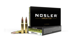Nosler E-Tip Lead-Free .308 Winchester 168gr E-Tip Spitzer 20Rnd Rifle Ammunition Nexgen Outfitters Nosler E-Tip Lead-Free .308 Winchester 168gr E-Tip Spitzer 20Rnd Rifle Ammunition Nexgen Outfitters