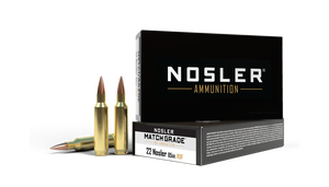 Nosler Match Grade RDF .22 Nosler 85gr Hollow Point Boat Tail 20Rnd Rifle Ammunition Nexgen Outfitters Nosler Match Grade RDF .22 Nosler 85gr Hollow Point Boat Tail 20Rnd Rifle Ammunition Nexgen Outfitters