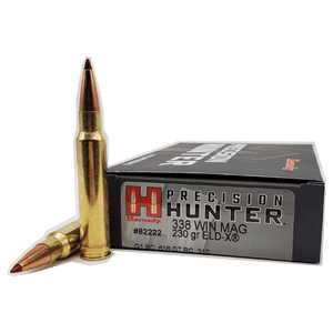 Hornady Precision Hunter .338 Winchester Magnum 230gr ELD-X 20Rnd Rifle Ammunition Nexgen Outfitters Hornady Precision Hunter .338 Winchester Magnum 230gr ELD-X 20Rnd Rifle Ammunition Nexgen Outfitters