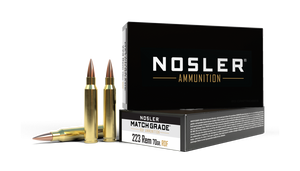 Nosler Match Grade RDF .223 Remington 70gr Hollow Point Boat Tail 20Rnd Rifle Ammunition Nexgen Outfitters Nosler Match Grade RDF .223 Remington 70gr Hollow Point Boat Tail 20Rnd Rifle Ammunition Nexgen Outfitters