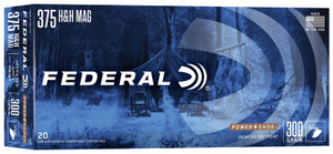 Federal Power-Shok .375 H&H Magnum 300gr Jacketed Soft Point 20Rnd Rifle Ammunition Nexgen Outfitters Federal Power-Shok .375 H&H Magnum 300gr Jacketed Soft Point 20Rnd Rifle Ammunition Nexgen Outfitters