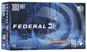 Federal Power-Shok .303 British 180gr Jacketed Soft Point 20Rnd Rifle Ammunition Nexgen Outfitters Federal Power-Shok .303 British 180gr Jacketed Soft Point 20Rnd Rifle Ammunition Nexgen Outfitters