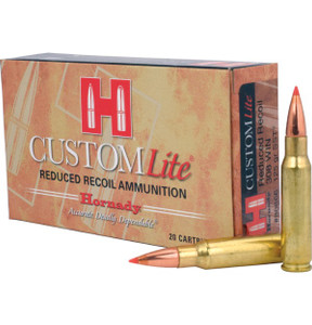 Hornady Custom Lite .308 Winchester 125gr SST 20Rnd Rifle Ammunition Nexgen Outfitters Hornady Custom Lite .308 Winchester 125gr SST 20Rnd Rifle Ammunition Nexgen Outfitters