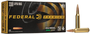 Federal Gold Medal Sierra .338 Lapua Magnum 250gr MatchKing Boat Tail Hollow Point 20Rnd Rifle Ammunition Nexgen Outfitters Federal Gold Medal Sierra .338 Lapua Magnum 250gr MatchKing Boat Tail Hollow Point 20Rnd Rifle Ammunition Nexgen Outfitters