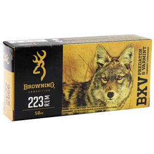 Browning BXV Predator & Varmint .223 Remington 50gr Poly Tipped Expansion 20Rnd Rifle Ammunition Nexgen Outfitters Browning BXV Predator & Varmint .223 Remington 50gr Poly Tipped Expansion 20Rnd Rifle Ammunition Nexgen Outfitters