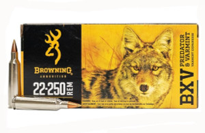 Browning BXV Predator & Varmint .22-250 Remington 50gr Poly Tipped Expansion 20Rnd Rifle Ammunition Nexgen Outfitters Browning BXV Predator & Varmint .22-250 Remington 50gr Poly Tipped Expansion 20Rnd Rifle Ammunition Nexgen Outfitters
