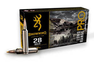 SH126638 Browning Long Range Pro .28 Nosler 160gr Sierra Tipped MatchKing Boat Tail 20Rnd Rifle Ammunition Nexgen Outfitters SH126638 Browning Long Range Pro .28 Nosler 160gr Sierra Tipped MatchKing Boat Tail 20Rnd Rifle Ammunition Nexgen Outfitters