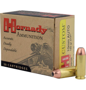 Hornady Custom 10mm Auto 180gr XTP 20Rnd Handgun Ammunition Nexgen Outfitters Hornady Custom 10mm Auto 180gr XTP 20Rnd Handgun Ammunition Nexgen Outfitters
