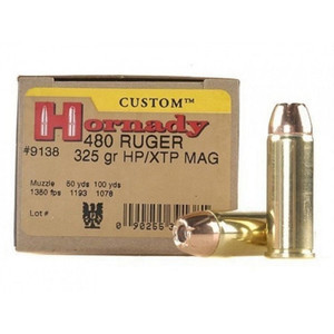 Hornady Custom .480 Ruger 325gr XTP 20Rnd Handgun Ammunition Nexgen Outfitters Hornady Custom .480 Ruger 325gr XTP 20Rnd Handgun Ammunition Nexgen Outfitters