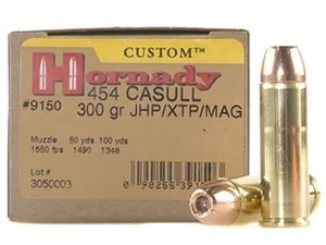 Hornady Custom .454 Casull 300gr XTP 20Rnd Handgun Ammunition Nexgen Outfitters Hornady Custom .454 Casull 300gr XTP 20Rnd Handgun Ammunition Nexgen Outfitters