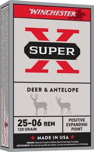 Winchester Super-X 25-06 Rem 120 gr Positive Expanding Point Rifle Ammunition 20Rds Nexgen Outfitters Winchester Super-X 25-06 Rem 120 gr Positive Expanding Point Rifle Ammunition 20Rds Nexgen Outfitters