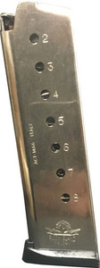 ZAM54170 Armscor ACT-Mag 1911 .45 ACP 8Rnd Nickel Finish Magazine Nexgen Outfitters ZAM54170 Armscor ACT-Mag 1911 .45 ACP 8Rnd Nickel Finish Magazine Nexgen Outfitters