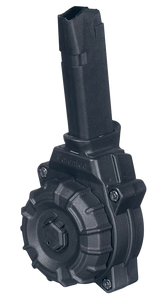 SH125122 ProMag DRM-A35 Glock G48/G43x 9mm Luger 30Rnd Black Polymer Drum Magazine Nexgen Outfitters SH125122 ProMag DRM-A35 Glock G48/G43x 9mm Luger 30Rnd Black Polymer Drum Magazine Nexgen Outfitters