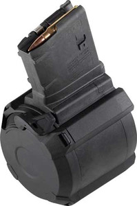 SH114463 Magpul MAG993 PMAG LR/SR Gen M3 7.62x51mm 50Rnd Poly Black Drum Magazine Nexgen Outfitters SH114463 Magpul MAG993 PMAG LR/SR Gen M3 7.62x51mm 50Rnd Poly Black Drum Magazine Nexgen Outfitters