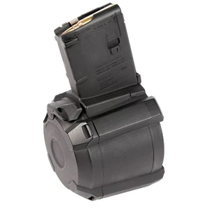 Magpul MAG576 PMAG D-60 AR/M4 GEN M3 5.56x45mm 60 Round Drum Poly Black Magazine Nexgen Outfitters