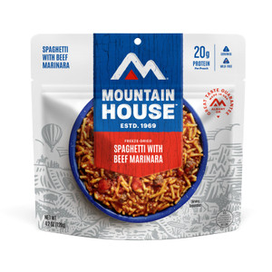Mountain House Spaghetti w/Meat Sauce Pouch Nexgen Outfitters Mountain House Spaghetti w/Meat Sauce Pouch Nexgen Outfitters