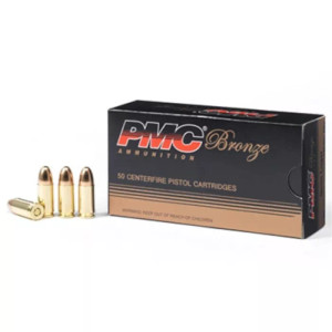 PMC Bronze 9mm Luger 115gr Full Metal Jacket 50Rnd Handgun Ammunition Nexgen Outfitters PMC Bronze 9mm Luger 115gr Full Metal Jacket 50Rnd Handgun Ammunition Nexgen Outfitters