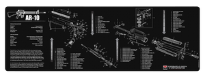 SH124479 TekMat AR10 Parts Diagram 12"x36" Original Cleaning Mat Nexgen Outfitters SH124479 TekMat AR10 Parts Diagram 12"x36" Original Cleaning Mat Nexgen Outfitters