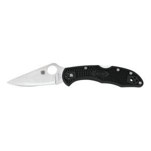 RPVSPYC11FPBK Spyderco Delica 4 Lightweight Flat Ground Knife - FRN Black Nexgen Outfitters