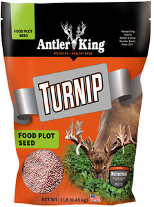 Antler King Turnips Food Plot Seed - 1/8 Acre 1lb Nexgen Outfitters Antler King Turnips Food Plot Seed - 1/8 Acre 1lb Nexgen Outfitters