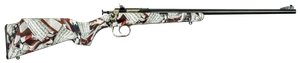 Crickett .22 LR Single Shot 16.13" Blued Bbl/American Flag & Amendments Synthetic Stock Youth Bolt Action Rifle Nexgen Outfitters