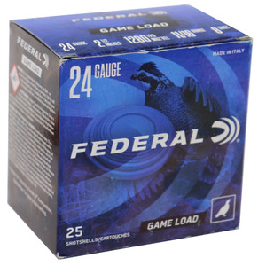 Federal Game-Shok Heavy Field Load 24 Gauge 2-1/2" 11/16 oz #8 Shot 25Rnd Shotgun Ammo Nexgen Outfitters Federal Game-Shok Heavy Field Load 24 Gauge 2-1/2" 11/16 oz #8 Shot 25Rnd Shotgun Ammo Nexgen Outfitters