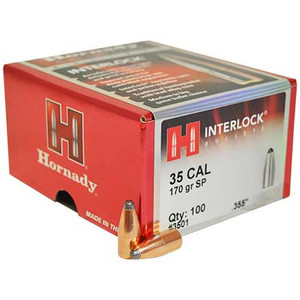 Hornady InterLock .35 Cal 170 gr SP Bullets-100cnt Nexgen Outfitters Hornady InterLock .35 Cal 170 gr SP Bullets-100cnt Nexgen Outfitters