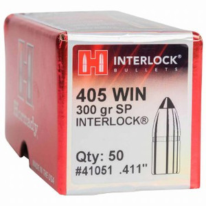 Hornady InterLock .405 Cal 300 gr SP Bullets-50cnt Nexgen Outfitters Hornady InterLock .405 Cal 300 gr SP Bullets-50cnt Nexgen Outfitters