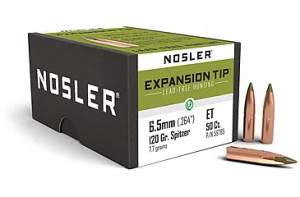 Nosler Expansion Tip 59765 6.5mm 120 gr Spitzer Bullets-50cnt Nexgen Outfitters Nosler Expansion Tip 59765 6.5mm 120 gr Spitzer Bullets-50cnt Nexgen Outfitters