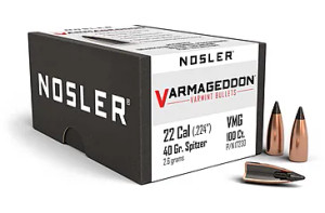 Nosler Varmageddon 17230 .22 Cal 40 gr Tipped Bullets-100cnt Nexgen Outfitters Nosler Varmageddon 17230 .22 Cal 40 gr Tipped Bullets-100cnt Nexgen Outfitters