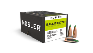 Nosler Ballistic Tip Hunting 30125 .30 Cal 125 gr Spitzer Bullets-50cnt Nexgen Outfitters Nosler Ballistic Tip Hunting 30125 .30 Cal 125 gr Spitzer Bullets-50cnt Nexgen Outfitters