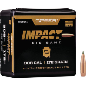 Speer Impact TB308H1 .30 Cal 172 gr Ballistic Tip Bullets-50cnt Nexgen Outfitters Speer Impact TB308H1 .30 Cal 172 gr Ballistic Tip Bullets-50cnt Nexgen Outfitters