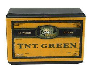Speer TNT 1021 .22 Cal 30 gr Jacketed Hollow Point Bullets-100cnt Nexgen Outfitters Speer TNT 1021 .22 Cal 30 gr Jacketed Hollow Point Bullets-100cnt Nexgen Outfitters