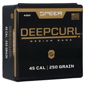 Speer Deep Curl Handgun Hunting 4484 .45 Cal 250 gr Hollow Point Bullets-50cnt Nexgen Speer Deep Curl Handgun Hunting 4484 .45 Cal 250 gr Hollow Point Bullets-50cnt Nexgen