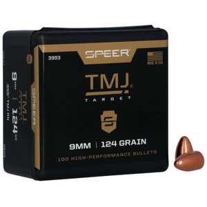 Speer TMJ Handgun 3993 9mm 124 gr Total Metal Jacket Bullets-100cnt Nexgen Outfitters Speer TMJ Handgun 3993 9mm 124 gr Total Metal Jacket Bullets-100cnt Nexgen Outfitters