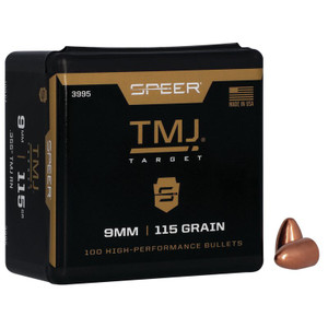 Speer TMJ Handgun 3995 9mm 115 gr Total Metal Jacket Bullets-100cnt Nexgen Outfitter Speer TMJ Handgun 3995 9mm 115 gr Total Metal Jacket Bullets-100cnt Nexgen Outfitter