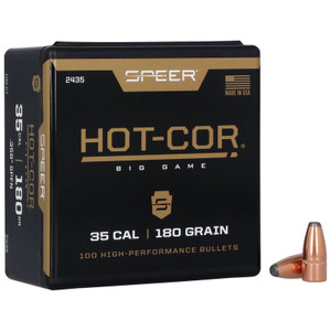 Speer Hot-Cor 2435 .35 Cal 180 gr Spitzer Soft Point Bullets-100cnt Nexgen Outfitters Speer Hot-Cor 2435 .35 Cal 180 gr Spitzer Soft Point Bullets-100cnt Nexgen Outfitters