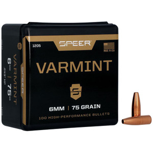 Speer Varmint 1205 .243 Cal 75 gr Jacketed Hollow Point Bullets-100cnt Nexgen Outfitters Speer Varmint 1205 .243 Cal 75 gr Jacketed Hollow Point Bullets-100cnt Nexgen Outfitters