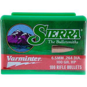 Sierra Varminter 1710 6.5mm 100 gr HP Bullets-100cnt Nexgen Outfitters Sierra Varminter 1710 6.5mm 100 gr HP Bullets-100cnt Nexgen Outfitters