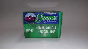 Sierra Sports Master 8445 10mm 165 gr Jacketed Hollow Point Bullets-100cnt Nexgen Outfitters Sierra Sports Master 8445 10mm 165 gr Jacketed Hollow Point Bullets-100cnt Nexgen Outfitters